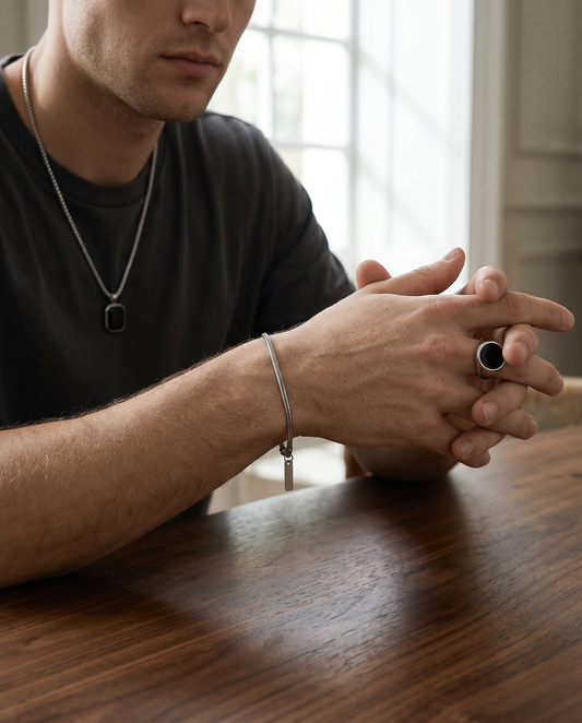classic chain bracelet silver