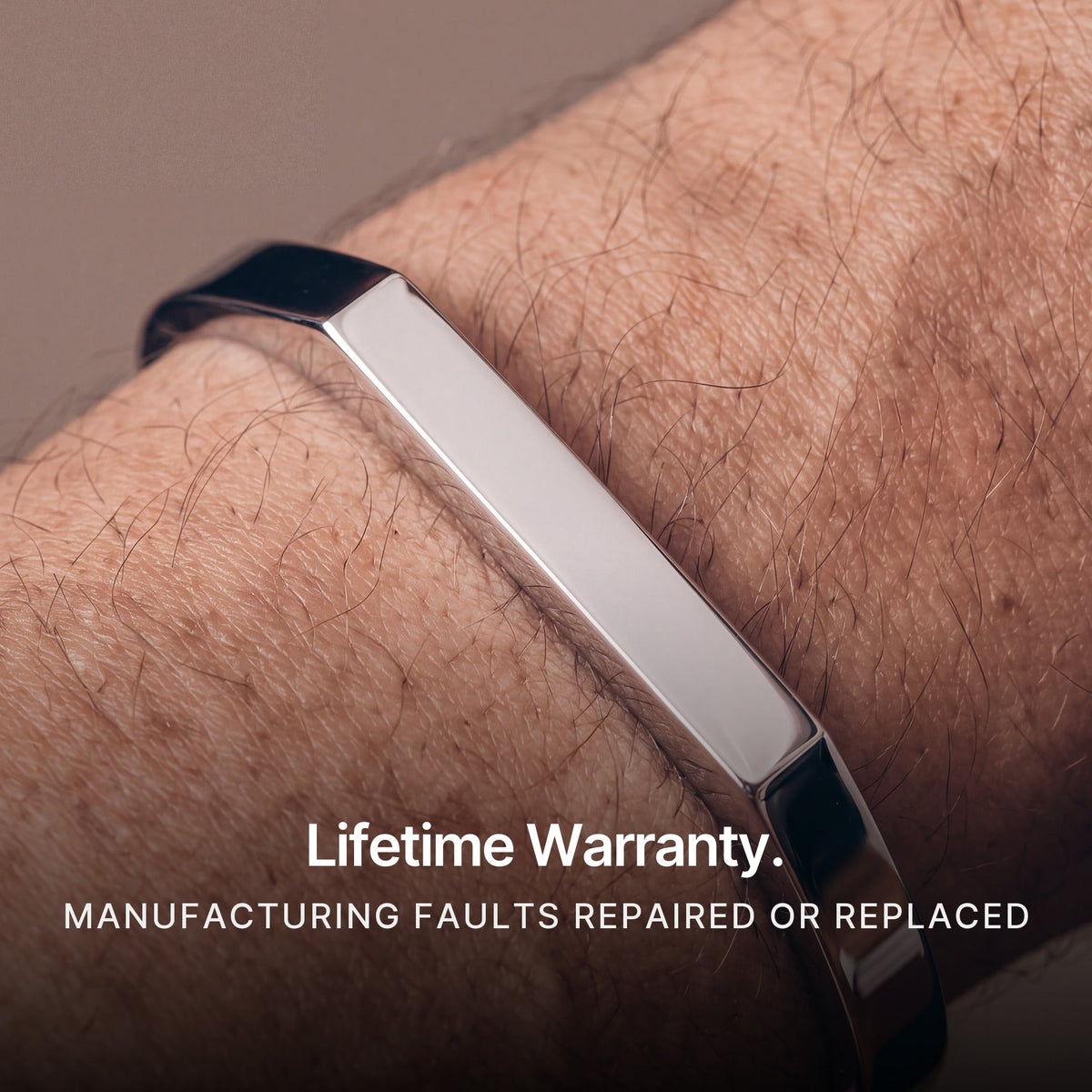 Open Cuff Silver. Lifetime Warranty.