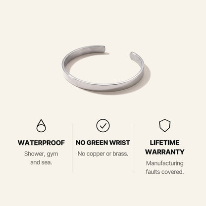 Meridian Cuff Silver. Three things that matter.
