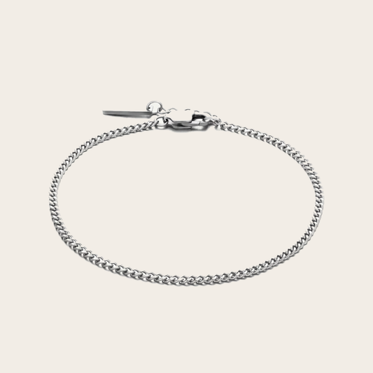 Cuban Link Bracelet Silver