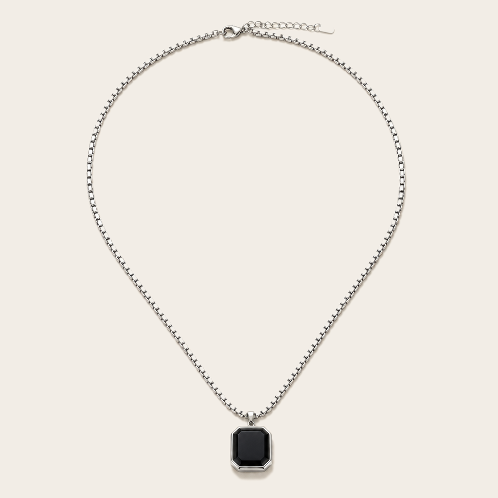 Onyx Pendant Necklace