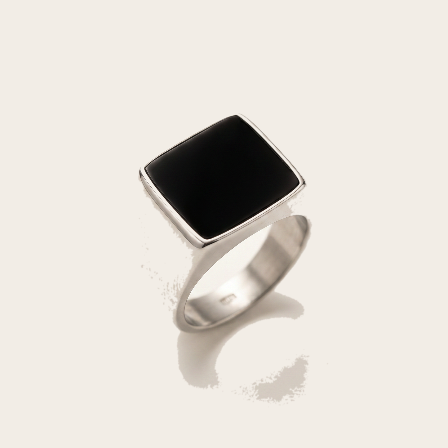 Onyx Signet Ring Square
