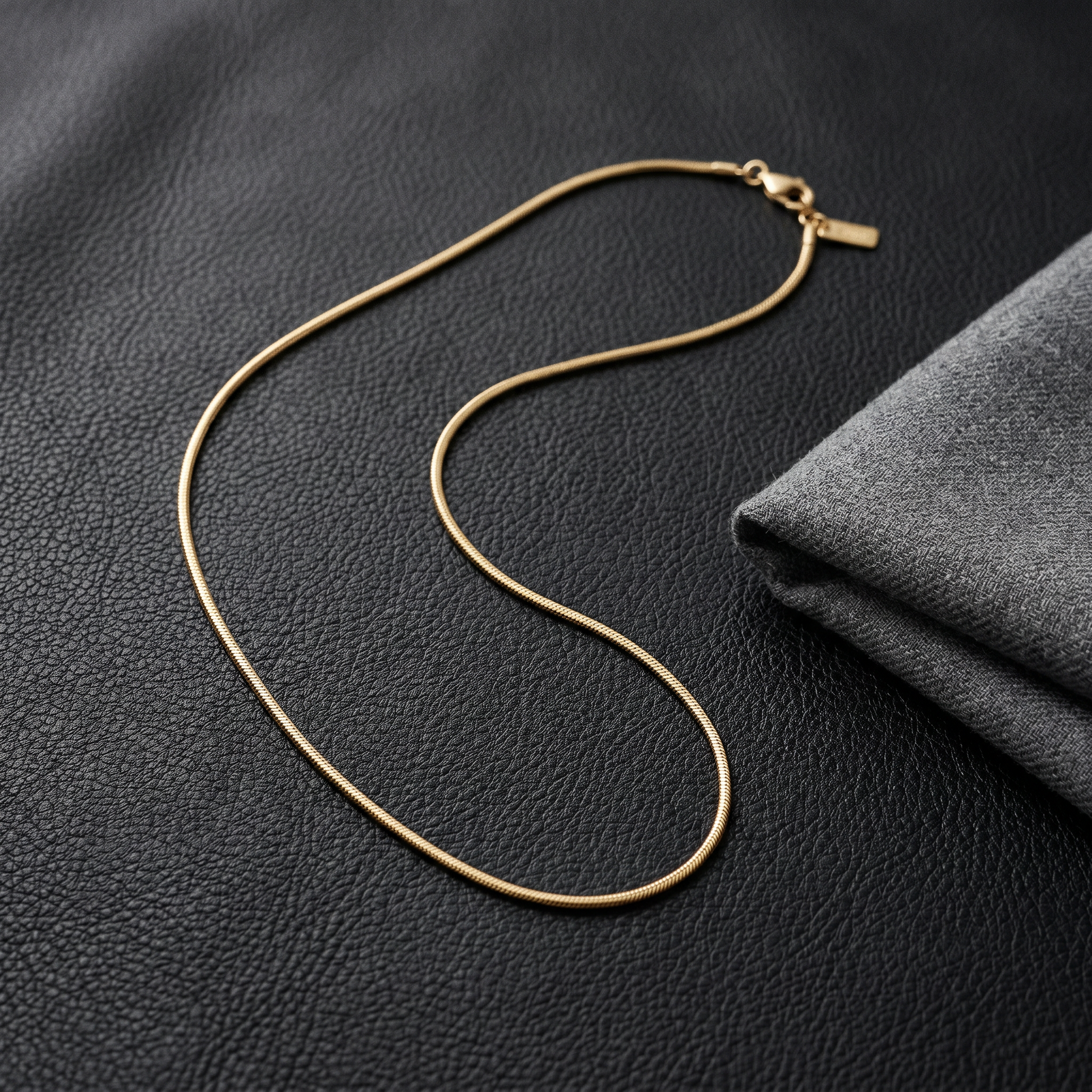 classic chain necklace gold
