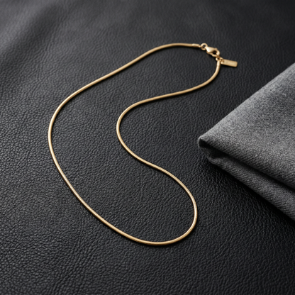 classic chain necklace gold