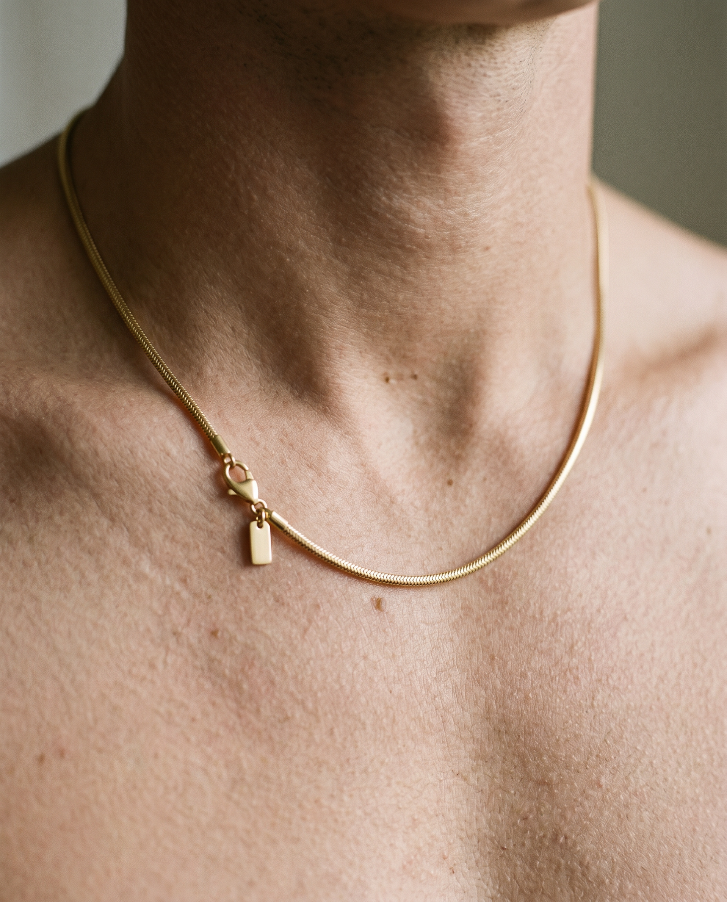 classic chain necklace gold