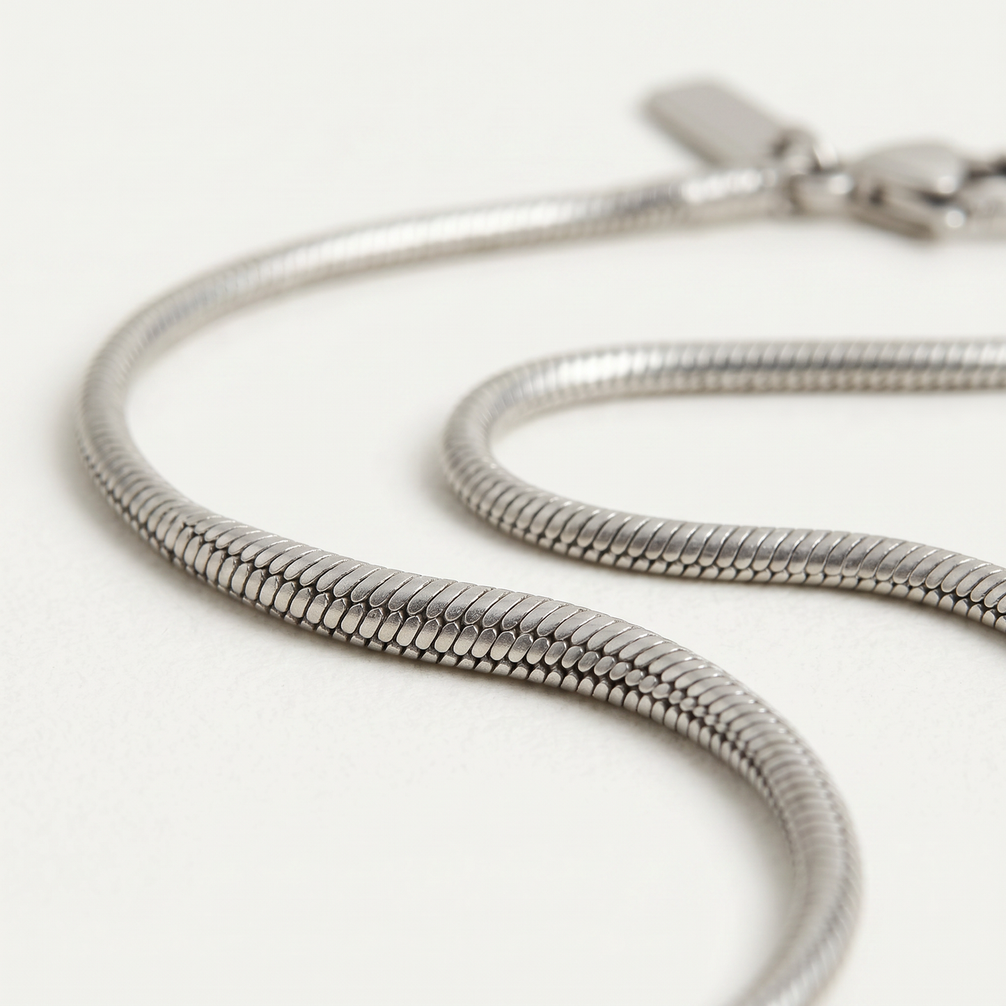 classic chain necklace silver