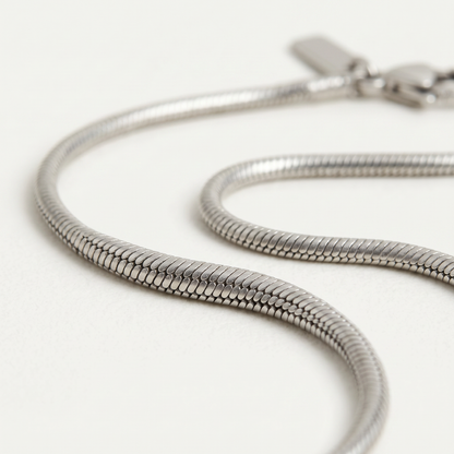 classic chain necklace silver