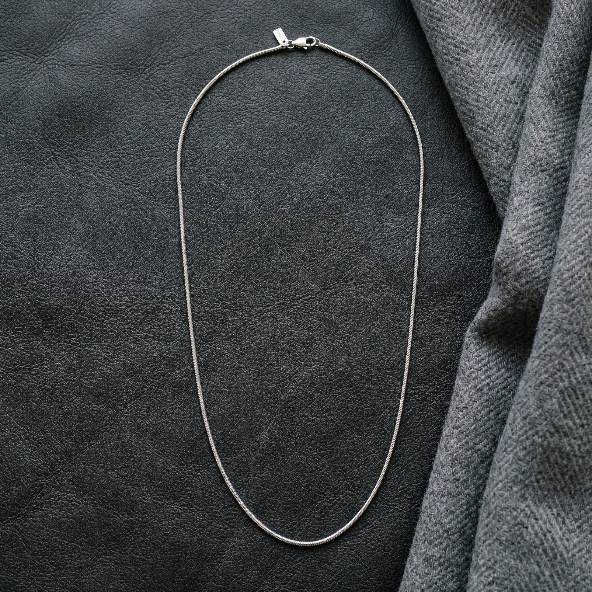 classic chain necklace silver