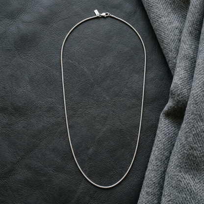 classic chain necklace silver