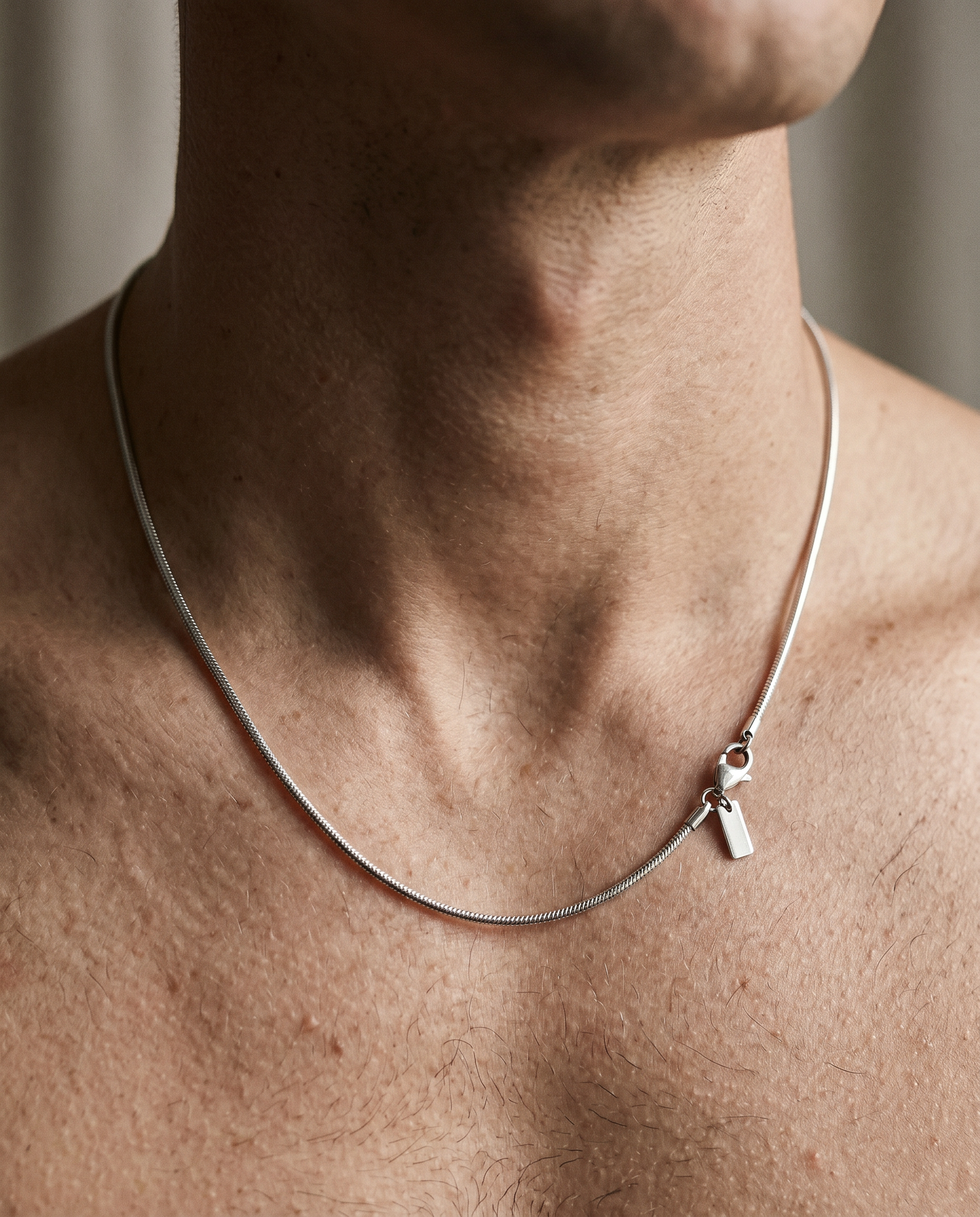 classic chain necklace silver