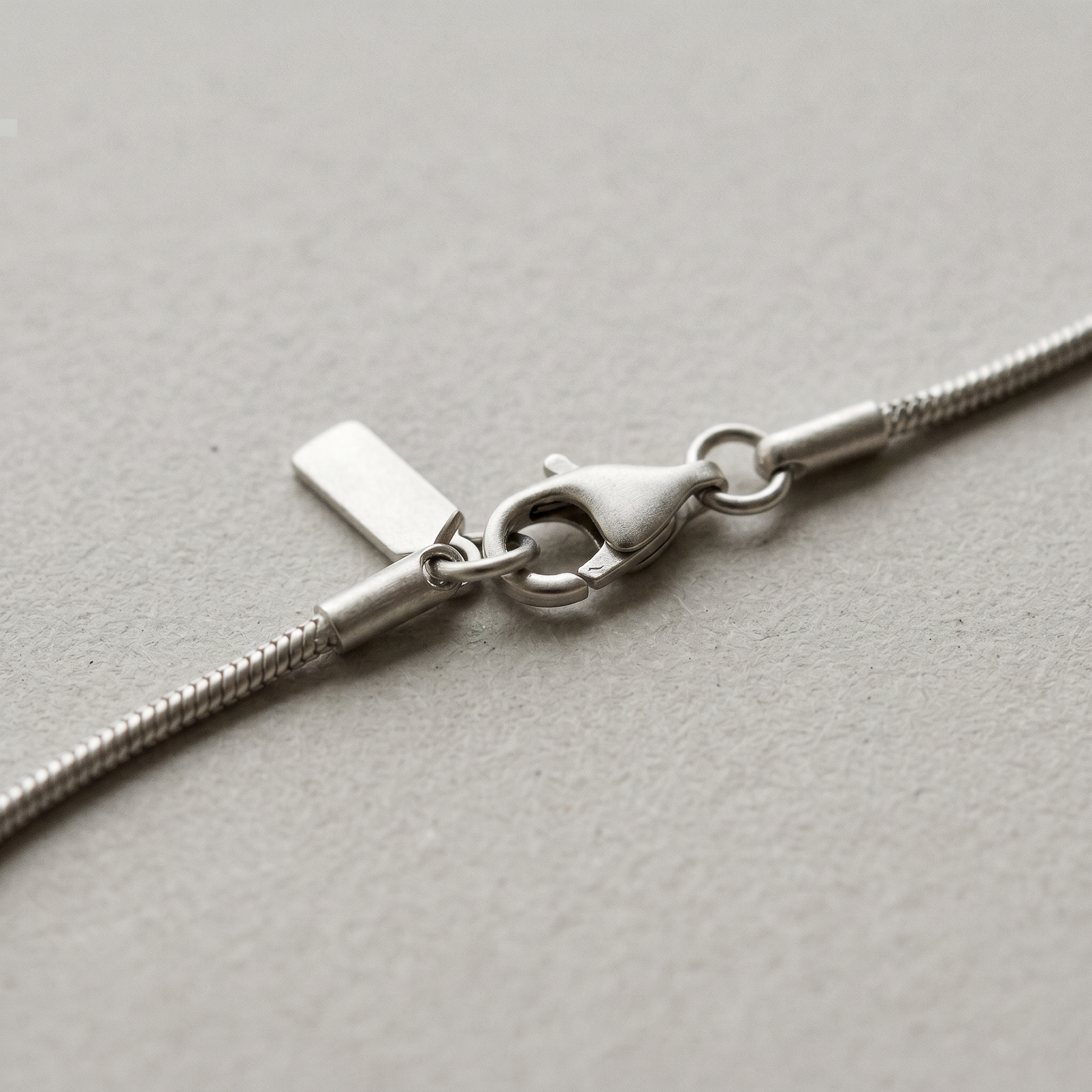 classic chain necklace silver