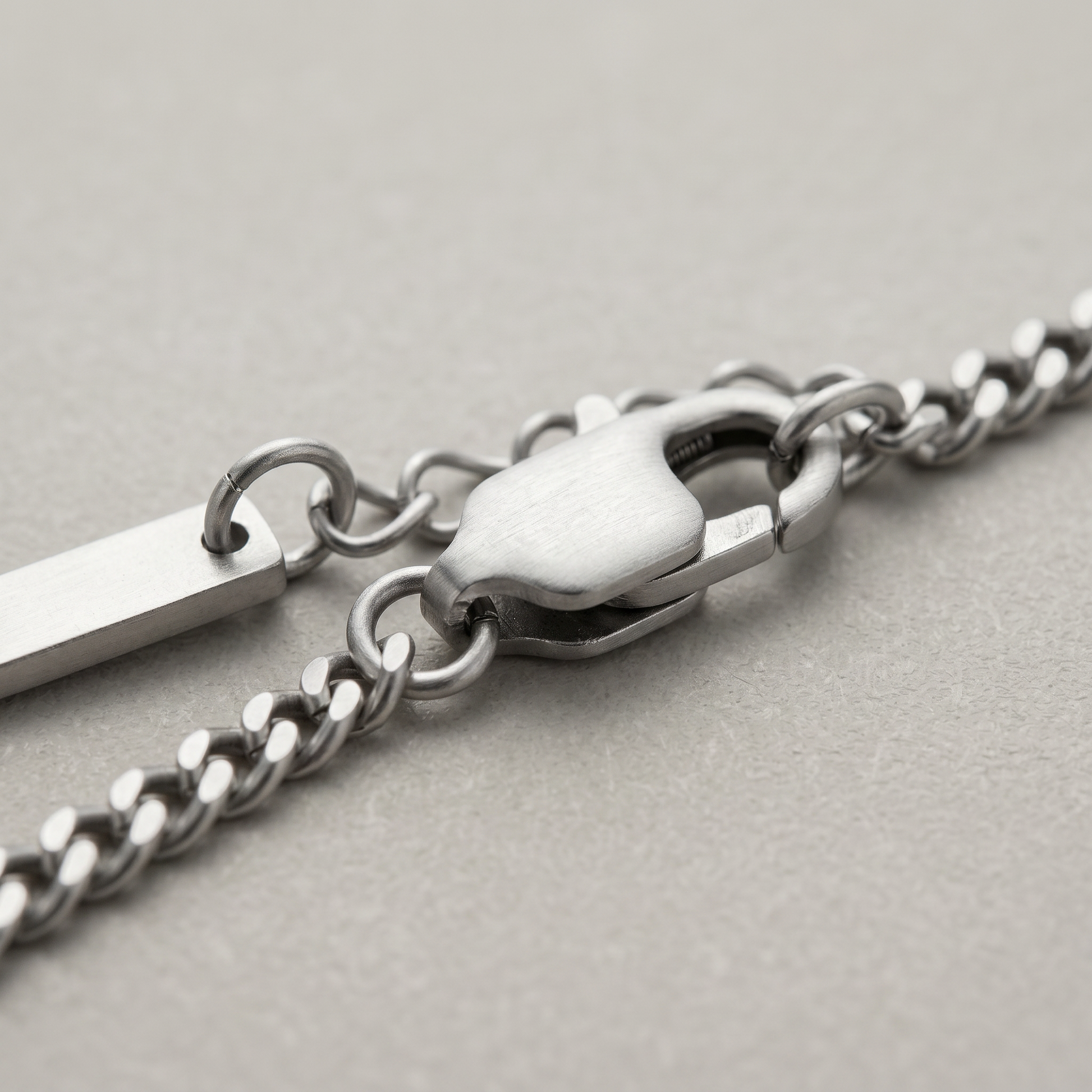 cuban link bracelet silver