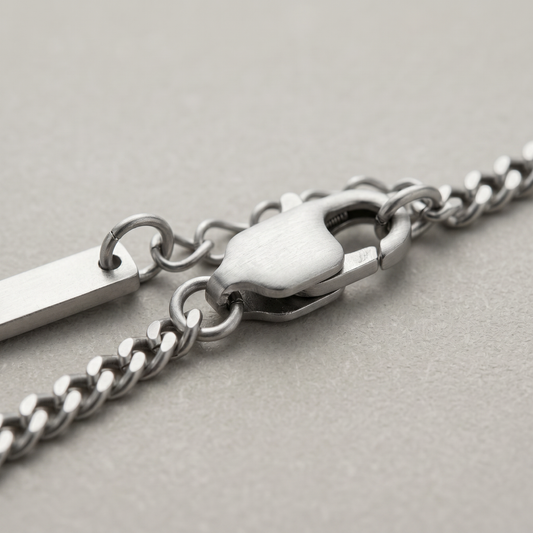 cuban link bracelet silver