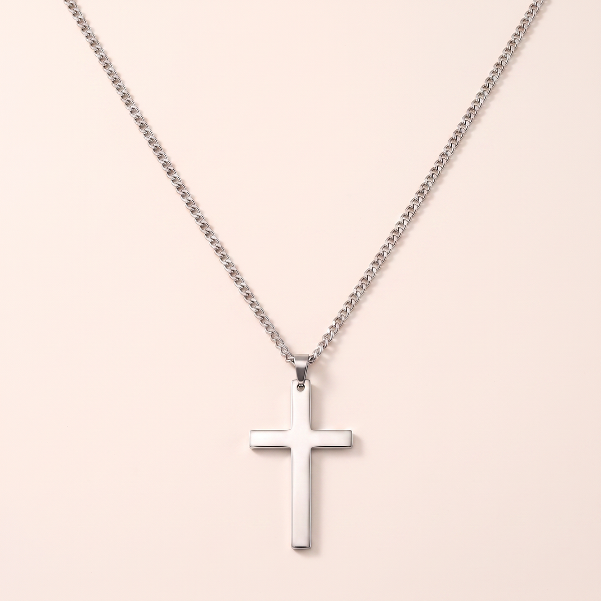 Cross Necklace Silver