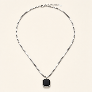 Onyx Pendant Necklace