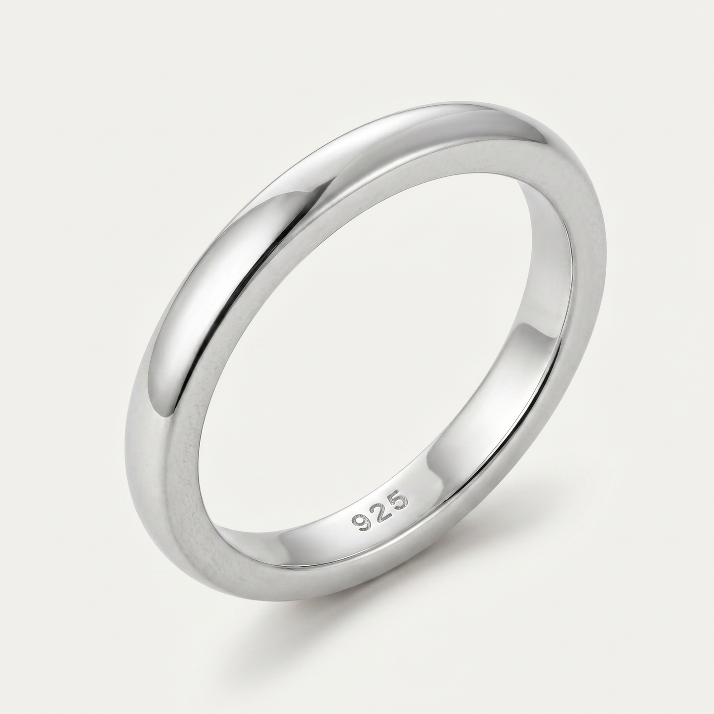 Close-up of the plain band profile